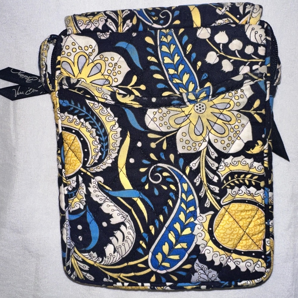 NWOT Vera Bradley Rare Ellie Blue Little Hipster Crossbody Bag - Picture 3 of 8
